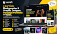 setup photographer graphic designer personal portfolio creative ucraft website