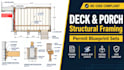 design residential deck plans and structural framing drawing
