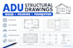 create adu structural drawings, wood framing and framing plans