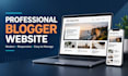 build a professional blogger website