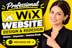 design wix website redesign wix website wix online store website development