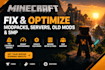 do minecraft developer fix optimize minecraft modpack server update old mods smp
