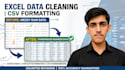 clean excel databases, format CSV, and remove duplicates