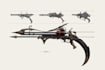 create weapon design and illustration