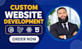 website development frontend and backend fullstack web developer