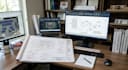 design solar permit plan set, cad drafting, and single line diagram