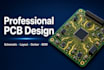 design professional pcb layout schematic gerber bom files