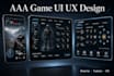 design aaa, 2d, 3d, game UI UX hud and interface for mobile, tablet and PC