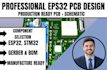 pcb review esp32 pcb design with wifi, bluetooth,circuit schematic,pcb enclosure
