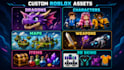 create custom roblox characters, dragons, maps, weapons etc