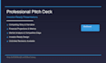 create a professional pitch deck for investors