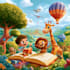 children book cover and children book illustrations