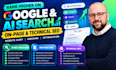 do on page and technical ai SEO, website audit, google search console indexing