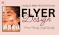 design a modern and professional flyer