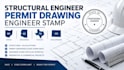 structural engineer permit drawing engineer stamp ohio ca, az, tx, co