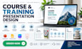 design course slides and training presentations for online learning