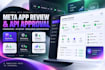 set up meta app review, permissions, api approval and developer configuration