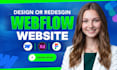 design or develop webflow website, figma to webflow, webflow expert