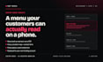 design and build a modern restaurant or cafe website