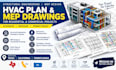 structural engineer mep drawing and mep design hvac plan in texas ca pa