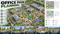 create office park planning layouts commercial development site concepts