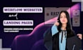 design and develop webflow website or landing page