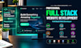 do full stack website development, custom website as a full stack web developer