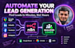 automate lead generation from google maps, linkedin with n8n