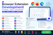 develop custom chrome firefox edge browser extensions