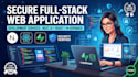 develop a secure fullstack web application with supabase