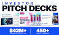 design an investor pitch deck and startup presentation