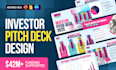 design an investor pitch deck and startup presentation