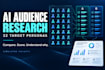 create an ai audience research report with 32 target personas