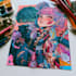 drawing anime artwork illustration with high quality