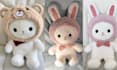 create a custom plush character reference sheet toy blueprint and turnaround
