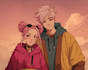 draw a anime couple character art anime
