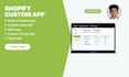 develop shopify custom app with remix graphql and polaris