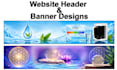 design modern website banners and logo