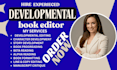 be a developmental editor for christian books, devotionals and prayer journals