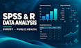 analyze survey and public health data using spss and r
