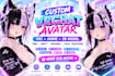 design custom vrchat avatar vrc avatar anime VR character unity 3d model vrm