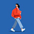 flat vector character illustration for anything