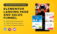 design elementor wordpress landing page or sales funnel