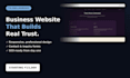 design a professional business website that builds trust