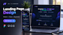 design one landing page UI in figma
