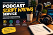 write engaging podcast scripts and show notes