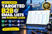 scrape targeted b2b email lists and business leads