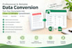 convert PDF to excel or CSV with accurate formatting