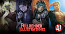 draw semi realistic fantasy art