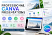 design professional powerpoint presentations and canva slides